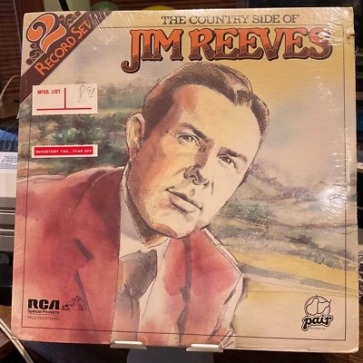 JIM REEVES 2LP THE COUNTRY SIDE OF JIM REEVES 1982 PAIR PDL2-1002 SEALED COUNTRY - Image 1 of 2
