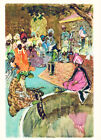 1965 Russian Postcard Indian Tale King Suleiman And Wise Crane By G.Filippovsky