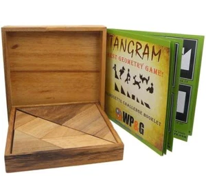 Tangram - Wooden Brain Teaser Puzzle - Picture 1 of 4