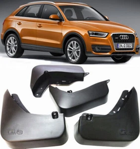 New Front & Rear Molded Splash Guards Mud Flaps For 2015-2018 Audi Q3 - Picture 1 of 7
