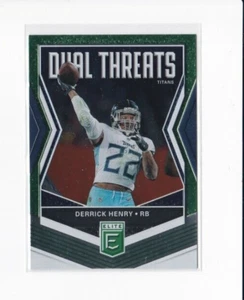 Derrick Henry 2019 Panini Donruss Elite Fútbol Doble Amenazas Inserto-Envío Gratis - Imagen 1 de 24