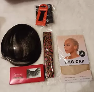 hair bangs clip in and hair accessories lot - Picture 1 of 1