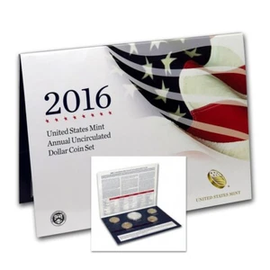 (1) 2016 United States Mint * ANNUAL * Uncirculated Dollar Coin Set w/COA - Picture 1 of 5