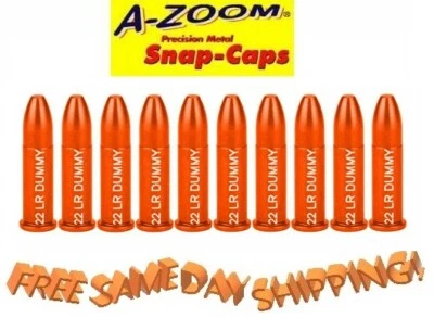 A-ZOOM 22 Long Rifle Snap Caps, Orange NEW!! # 12406 - Image 1 of 4