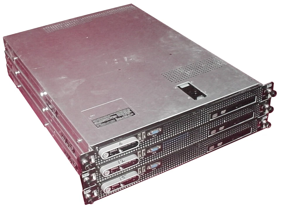 Lote de 3 Dell PowerEdge SC1435 Dual Opteron 2,8 GHz 8 GB RAM, sin disco duro, servidor CD-ROM Foto 1 de 4