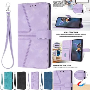 Leather Strap Card Wallet Stand Cover Case Cover For Google 8 9 Pro XL 9 Pro 8A - Picture 1 of 16