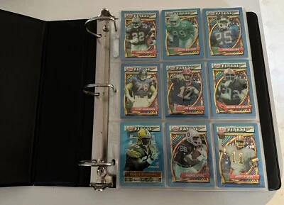 1994 Topps Finest Football Complete Set #1 - #220 Ultra Pro Pages & Binder - Image 1 of 4