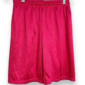 Hibbett Sports Jersey Shorts Girl's Small Pink Drawstring Retro Casual Athletic - Picture 1 of 7