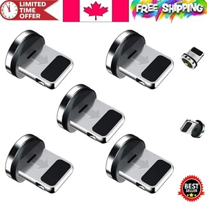 Adaptateurs Câble Téléphone Magnétique Forte - Pack de 5 Têtes USB Type-C pour Commodité - Photo 1 sur 7