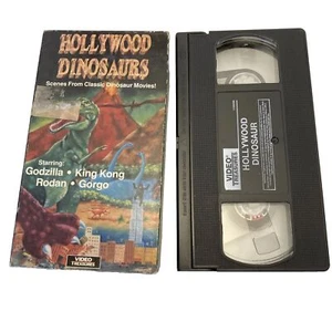 Hollywood Dinosaurs VHS Cassette Tape Godzilla Movie King Kong - Picture 1 of 2