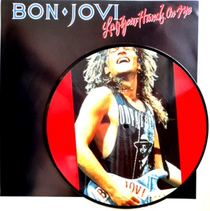 Mint/Unplayed Bon Jovi Lay Your Hands On Me 10" VINYL Picture Disc 1989 - Picture 1 of 2