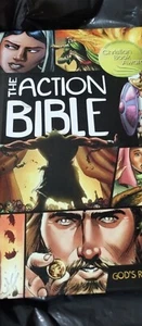 The Action Bible Study Bible ESV by David C Cook Animated True Action Heroes - Picture 1 of 23
