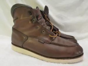 Botas de trabajo Red Wing Traction Tred 405 punta suave 6" para hombre cuero marrón 14W $400 - Imagen 1 de 12