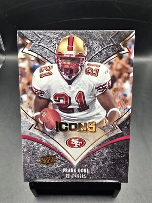 2008 Upper Deck Icons #84 Frank Gore - San Francisco 49ers - Image 1 of 2