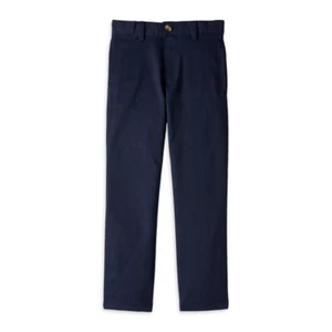 newWonder Nation Boys' School Uniform Stretch Chino Pants, Dark Navy, 14husky - Picture 1 of 9
