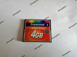 Transcend CompactFlash  4GB 133X CF  CARD - Picture 1 of 2