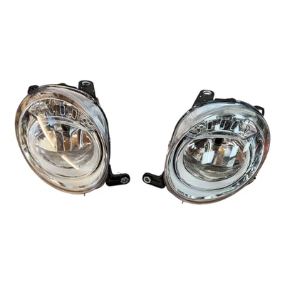 Fiat 500 Headlights 2008-2015 Low Dipped Beam Headlamps PAIR Left + Right 595 - Image 1 of 4
