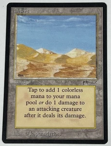 MTG Arabian Nights *Campfire/Mirage* DESERT *Very-Light-Play *Magic *HTF variant - Picture 1 of 2