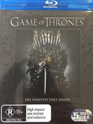 GAME OF THRONES - Season 1 5 x BLURAY Set Exc Cond! Complete First Series One - image 1 of 2