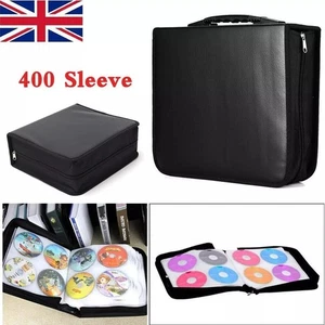 3 x 400 DISC CD DVD Album Storage Holder Carry Cover Case Wallet Protector Bag - Afbeelding 1 van 2