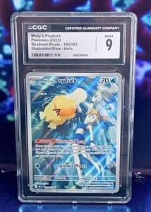 Misty’s Psyduck #193/182 CGC Mint 9 Holo/ Destined Rivals 🔥🔥 - Picture 1 of 3