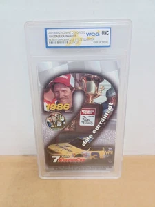 Dale Earnhardt NC State Quarter 2001 increíble coloreado como nuevo 1986 #7926 de 10000 - Imagen 1 de 7