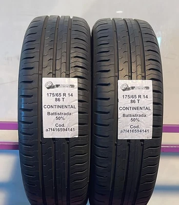 PNEU USAGÉ CONTINENTAL CONTIECOCONTACT 5 175/65 R14 86T ESTIVE - Photo 1/2