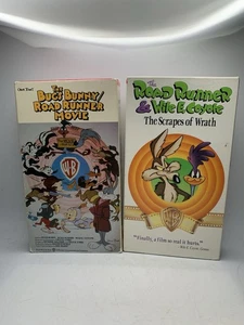 Bugs Bunny Road Runner & Wile E Coyote Scrapes Of Wrath VHS Looney Tunes Lot 2 - Imagen 1 de 7