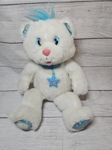 Oso de peluche Magic Glow Friends 1992 de colección - Aplausos - blanco con patas azules usadas - funciona - Imagen 1 de 16