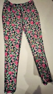 Lilly Pulitzer Weekender High Rise 26” Ins Legging Navy Garden Variety Size XL - Picture 1 of 8