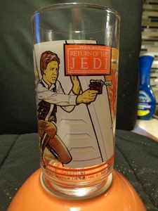 Bicchiere da bere vintage 1983 Burger King Coca Cola Il ritorno dello Jedi Han Solo - Foto 1 di 3