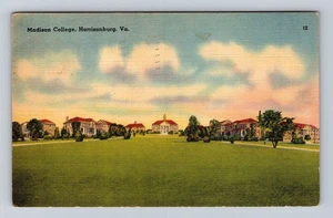 Harrisonburg VA-Virginia, Madison College, Vintage c1948 Postcard - Picture 1 of 2