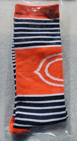 Chicago Bears Game Day Giveaway 1 Pair of Socks 11/6/22 Bears vs Dolphins SGA Cover