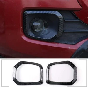 For Toyota Tacoma 2015-2020 Carbon Fiber Style Front Fog Light Trim Cover 2pcs - Bild 1 von 6