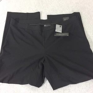 Lane Bryant The Sophie Straight Fit Dress Pants Womens Size 26 Black NWT - Picture 1 of 6