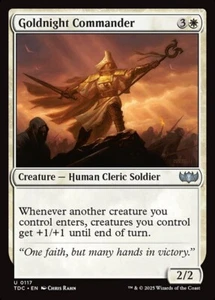 *MtG: 4x Goldnight Commander - Commander Tarkir: Dragonstorm UC - magicman* - Bild 1 von 1