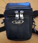 Small Icon Camera Bag with Strap Suitabel for POS Cameras Faux Leather Zippers