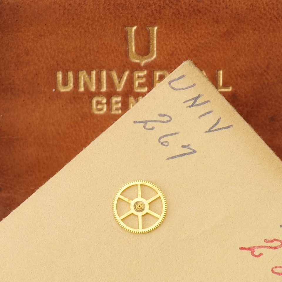 Vintage Universal Geneve Cal 267 Upper Wheel Part New Old Stock Watchmakers - Image 1 of 1