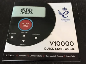 Appareil d'appels fixes bloqueur d'appels CPR V10000 - Noir - Photo 1/5