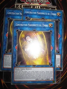 YU-GI-OH! COM (X3) CONSTRUCTION MARIONNETTE DE L'OMBRE FLOD-FR095 EDITION 1 NEUF - Picture 1 of 1