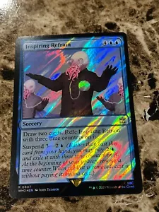 INSPIRING REFRAIN Magic the Gathering MTG Dr Who Surge Foil - Bild 1 von 1