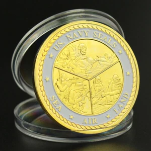 Navy Seals Coin Commemorative US Challenge Military Decorations Collect Gift - Picture 1 of 7