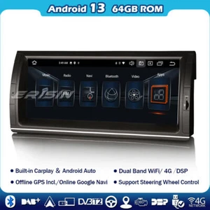 10.25" 8-Kern Android 14 Autoradio GPS CarPlay DSP Navi TPMS für BMW X5 E53 64GB - Bild 1 von 20