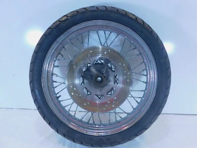 Harley Davidson Sportster 883 & 1200 19" Laced Front Wheel Rim Rotor & Tire - Image 1 of 4