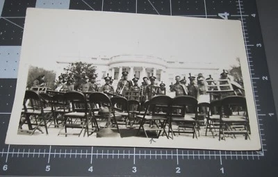 1941 White House Easter Egg Roll School Band Perform Musical Instrument PHOTO - Image 1 of 2