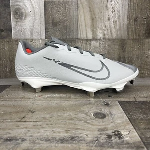 Nike React Vapor Ultrafly Elite 4 Baseball cleats Grey Mens 8.5 DA0701-002 - Picture 1 of 11