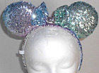 Disney Girl's Sequined Green, Blue, Purple Bow Headband NWOT