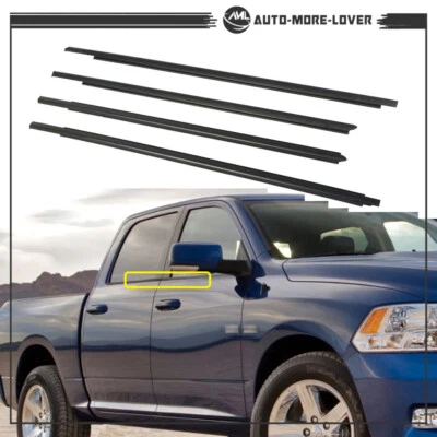 Cinturón de sellado de moldura de ventana Weatherstrip para Ram 1500 2500 3500 2009-2021 Foto 1 de 4