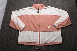 Nike Women's Large Loose Fit Jacket Mesh Full Zip Gym Workout Athleisure NWT - Picture 1 of 13