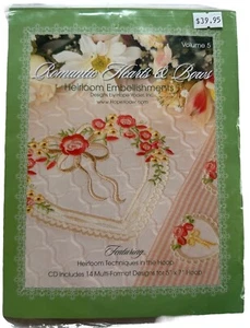 Hope Yoder Erbstück Verzierungen Band 5 romantische Herzen & Schleifen 14 Designs - Bild 1 von 2